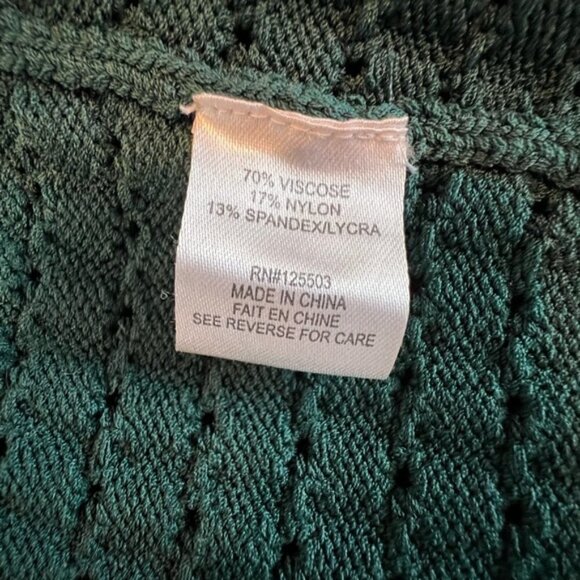 Rono Kobo Emerald Green Knit Dress - Picture 9 of 15